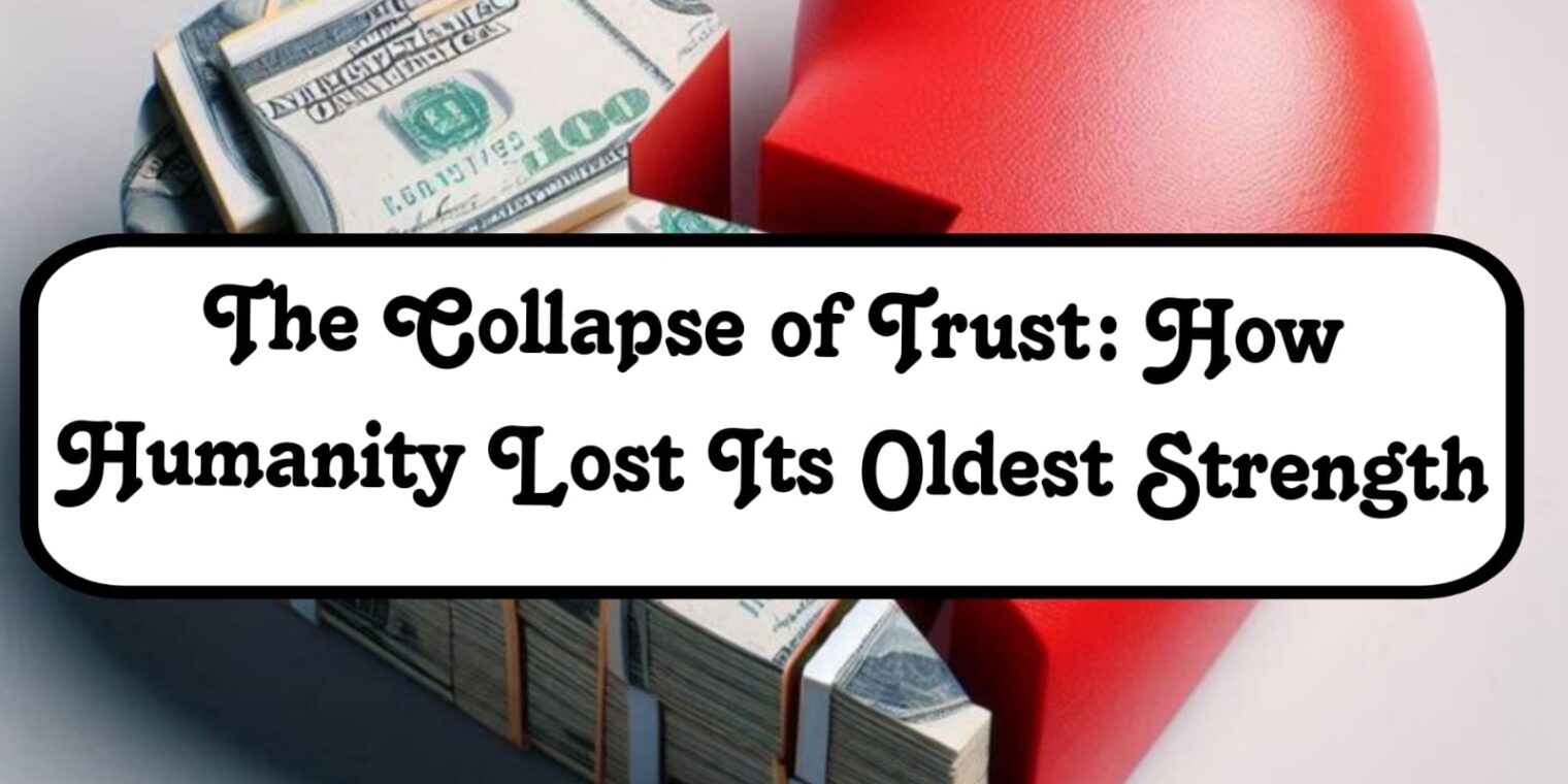 The Collapse of Trust: How Humanity Lost Its Oldest Strength